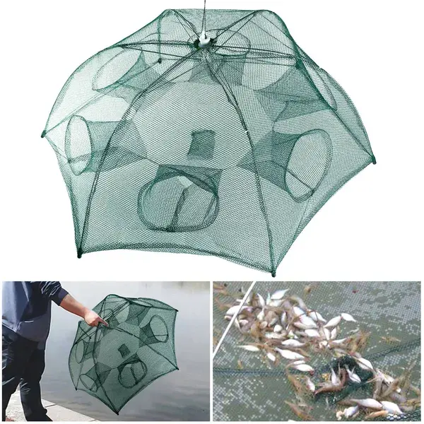 Fishing Trap Net Portable Folded Bait Shrimp