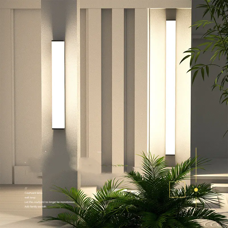Home Outdoor Waterproof Long Strip Wall Light