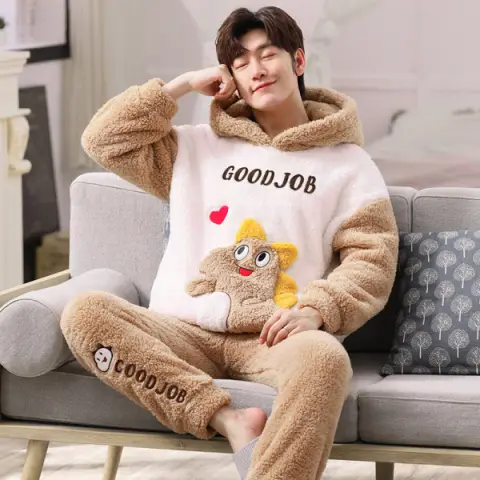 Cartoon Girl Pajamas and Home Service Suit