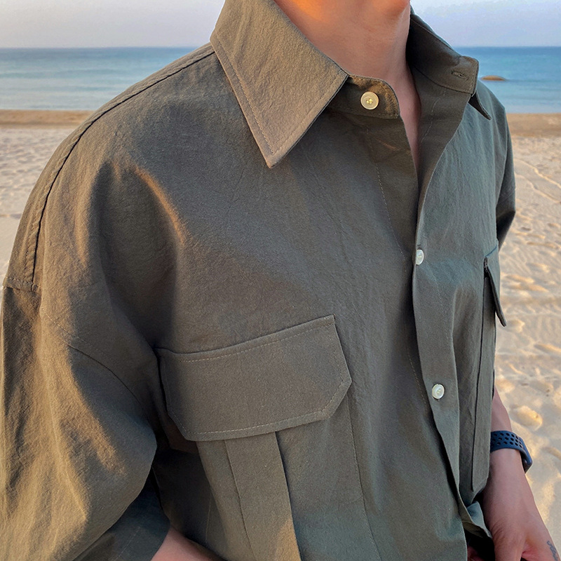 Men's Loose Short Sleeve Shirt Trend