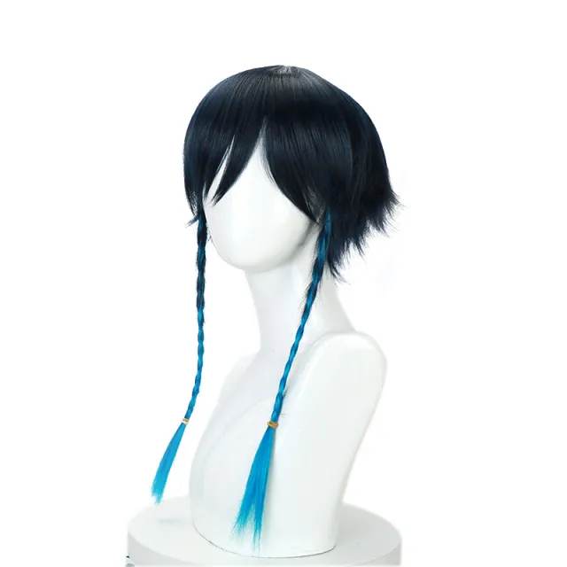 Gradient Braid Anti warping Style Cos Wig Gradient Blue - Shop at LoveMi
