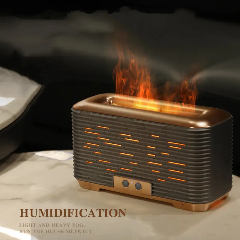 Flame Aroma Diffuser New Humidifier Desktop Large