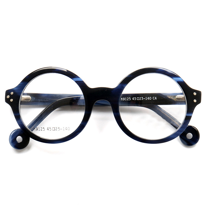 Title 7, Fashion Personality Wood Stripe Glasses Frame