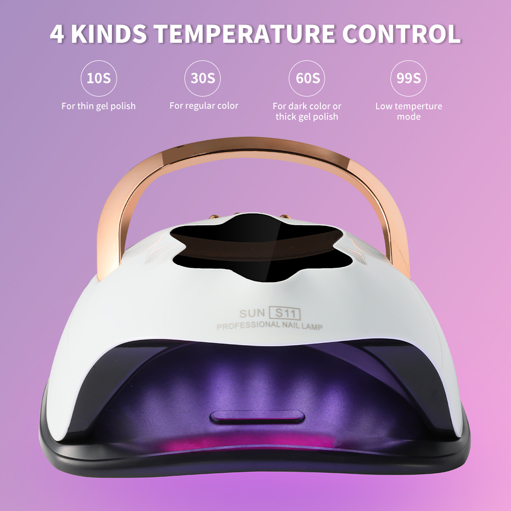 UV LED Nail Lamp, Professional UV Nail Dryer Light For Gel Nails With 57 Beads, Fast Curing Gel Polish Lamp Auto Sensor 4 Timer Setting, Nail Art Drying Tools For Fingernail And Toenail 5