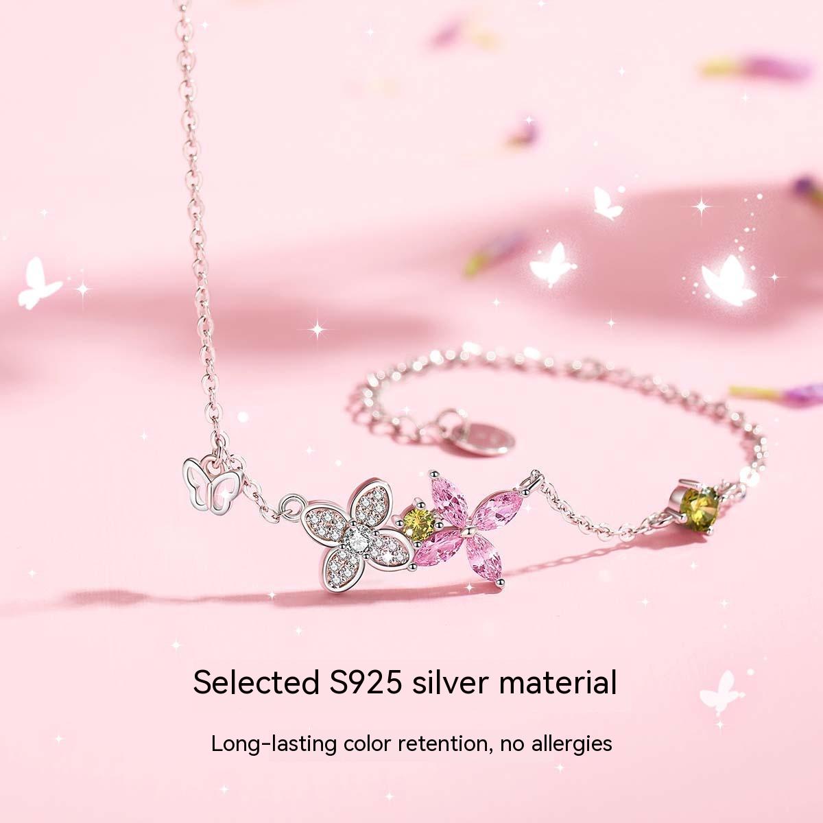 Women's Fashion Sterling Silver All-match Bracelet