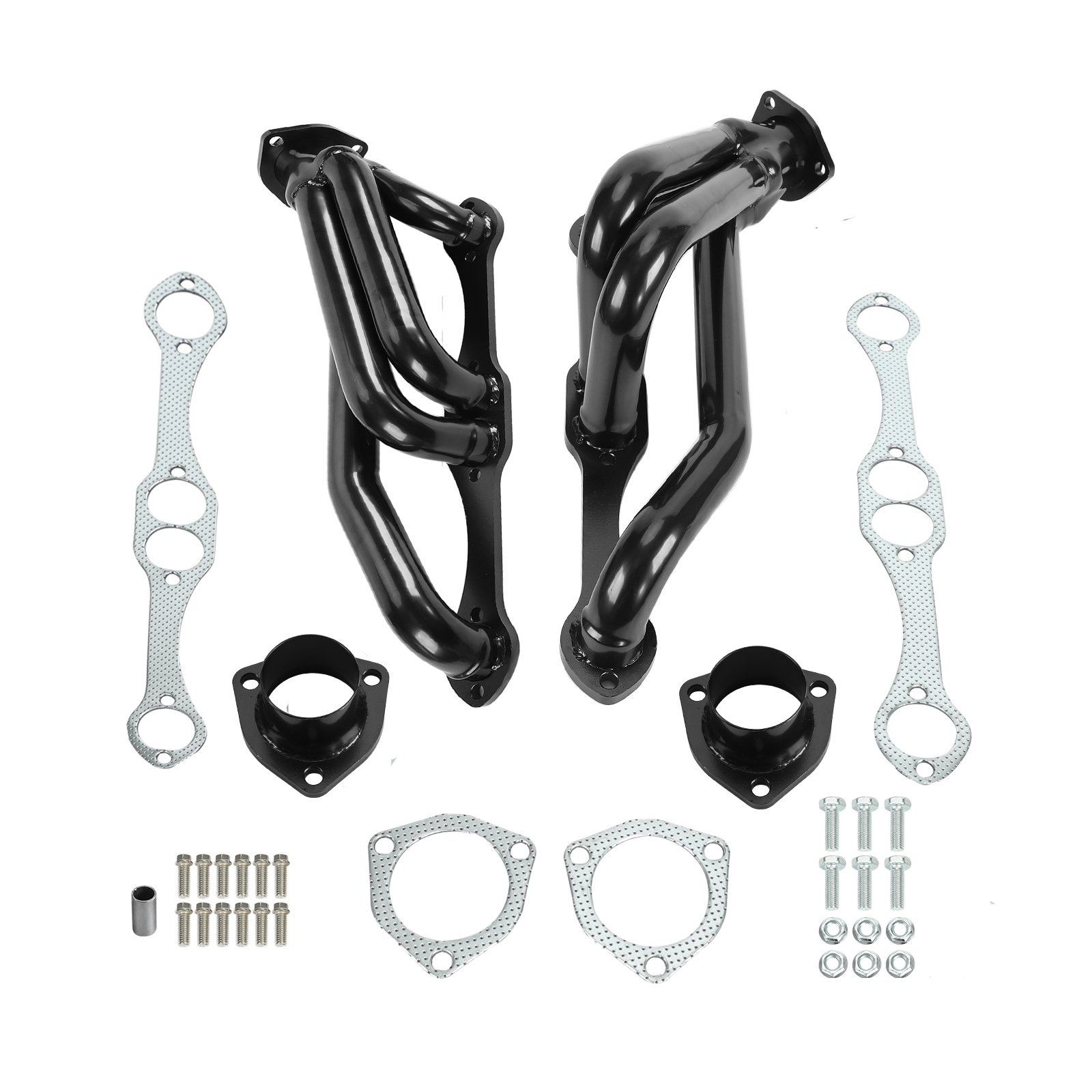 Engine Swap Exhaust Headers For Small Block Chevy Blazer S10 S15 283 302 350 V8 Black Ban The Sale Of Amazon&Temu