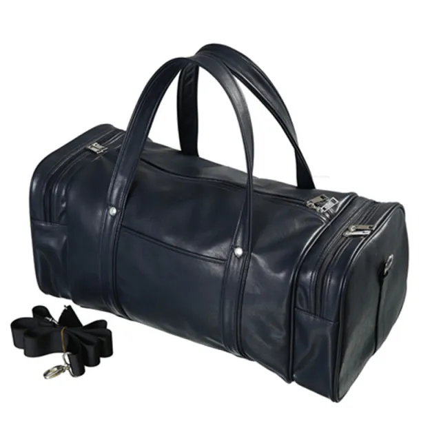 Men's And Women's PU Leather Travel Lightweight Waterproof And Wear resistant Gym Bag Tan - Shop at LoveMi