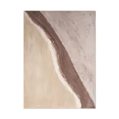Handmade Oil Painting Canvas Wall Art Decoration Modern Abstract Waves Beaches Pictures Artwork Room Aesthetic For Home Decor Rolled Frameless Unst... - View 1
