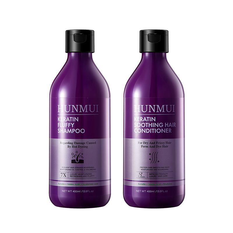 HUNMUI Keratin Hair Conditioner And Shampoo 400ml