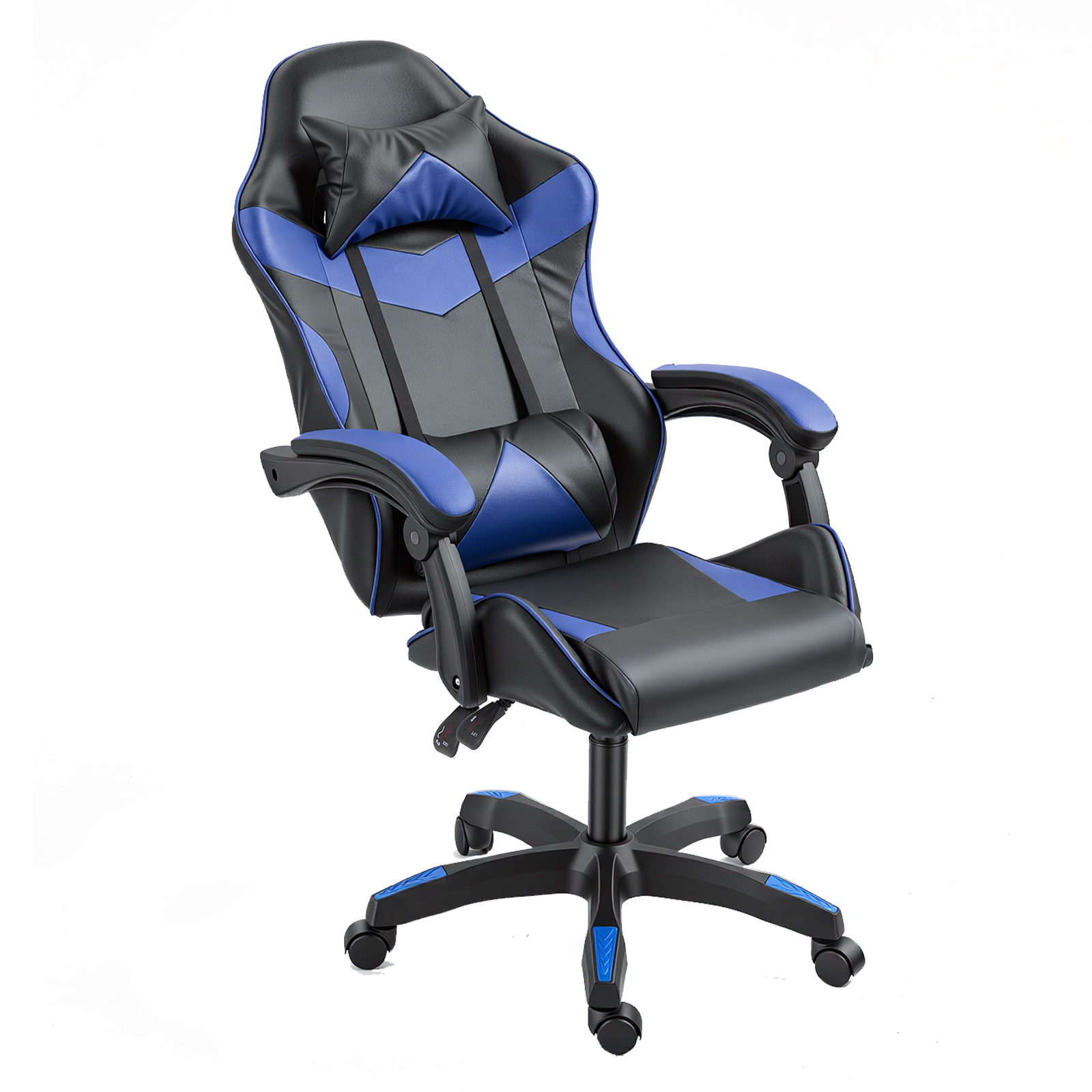 Gaming Reclining Swivel Chair For Adults,Ergonomic Racing PC With Lumbar Support — image 8