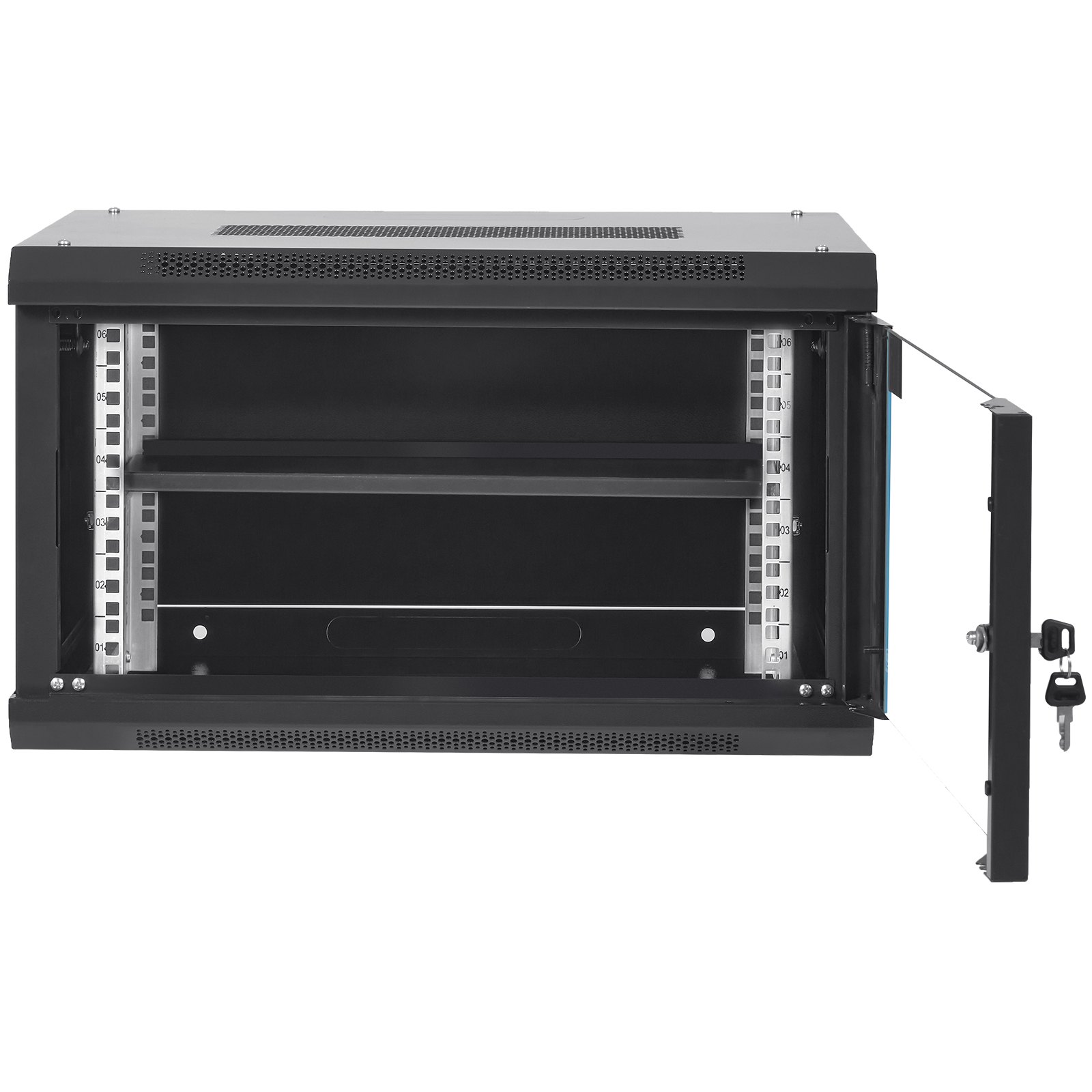 VEVOR 6U Wall Mount Network Server Cabinet 15.5" Deep Rack Enclosure Locking