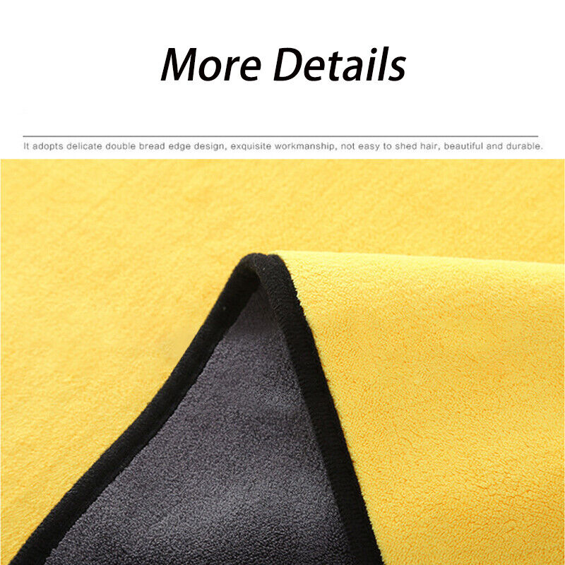 12PCS Car Cleaning Towels Drying Wash Cloth Microfibre Super Absorbent Polishing — image 8