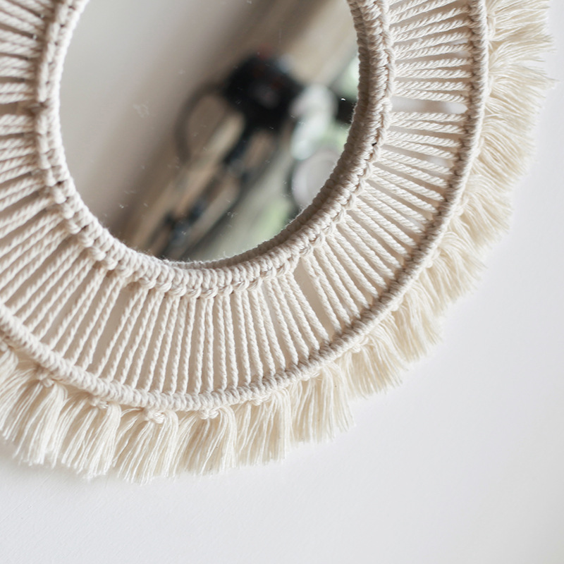 Round Woven Wall Mirror, picture 4 of 4