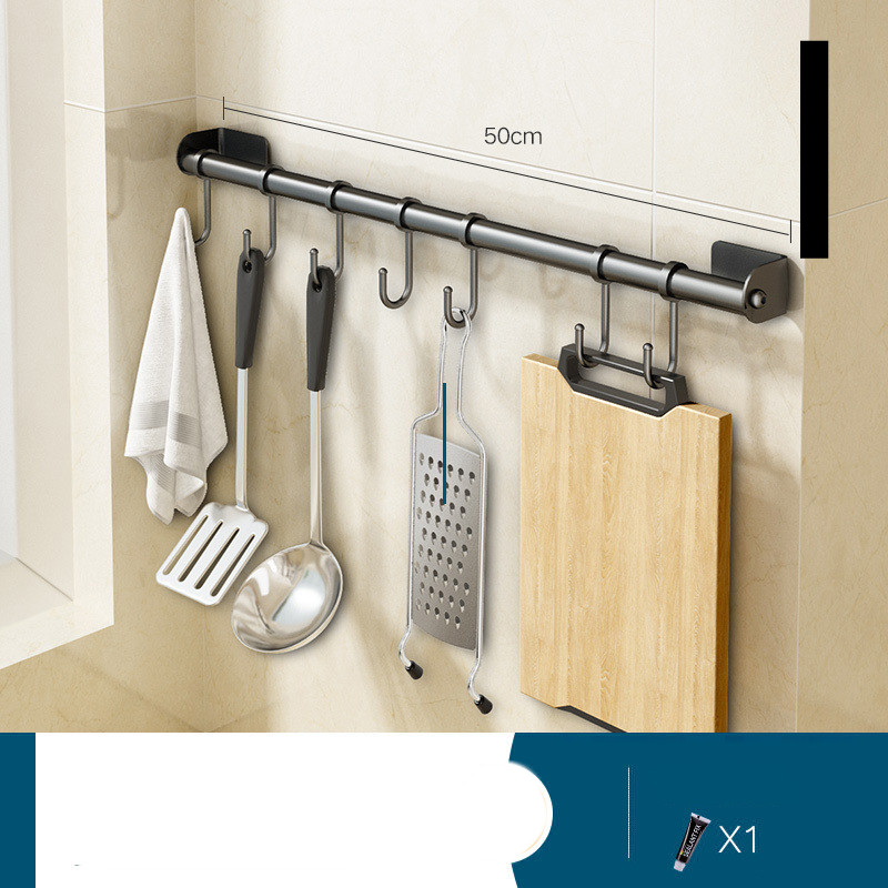 Title 5, Perforation-free Wall-mounted Knife Storage Rac...