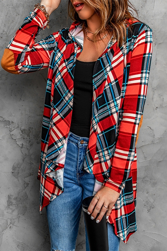 Women Check Shirt Loose Plus Size Jacket