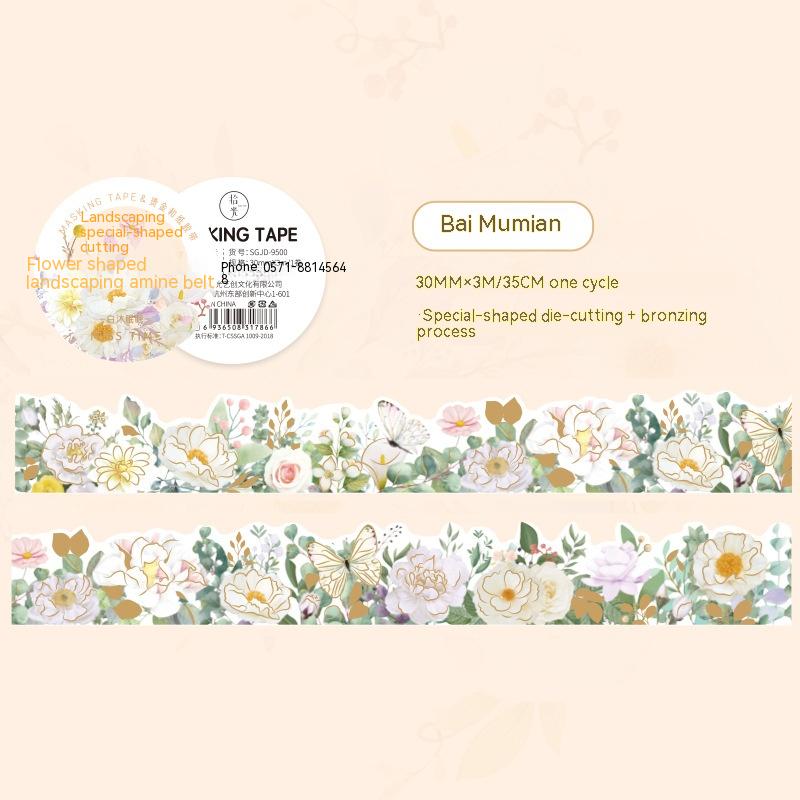 Title 3, Picking Up Flowers And Paper Adhesive Tape Whit...