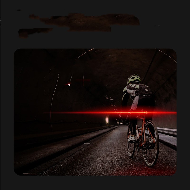 Bicycle Smart Taillight Anti-theft Alarm Brake Warning Light Lithium Battery Charging Multifunctional Version — foto 5