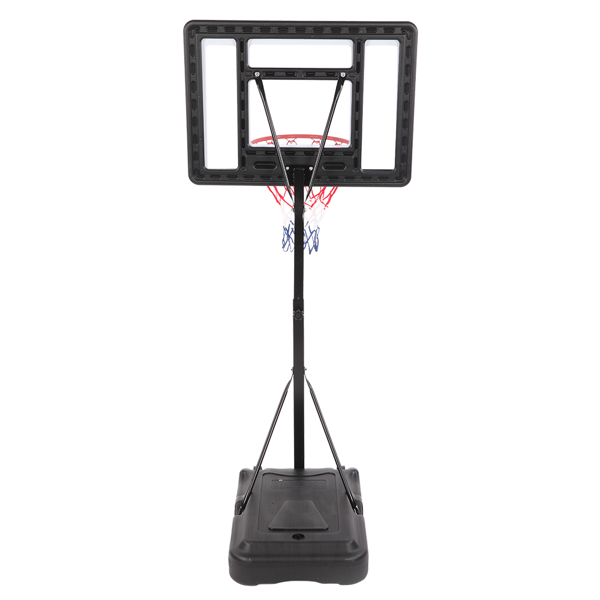 HY-B064S Portable Movable Swimming Pool PVC Transparent Backboard Basketball Stand  Basket Adjustment Height 1.15m-1.35m  Maximum Applicable For 7    Ball