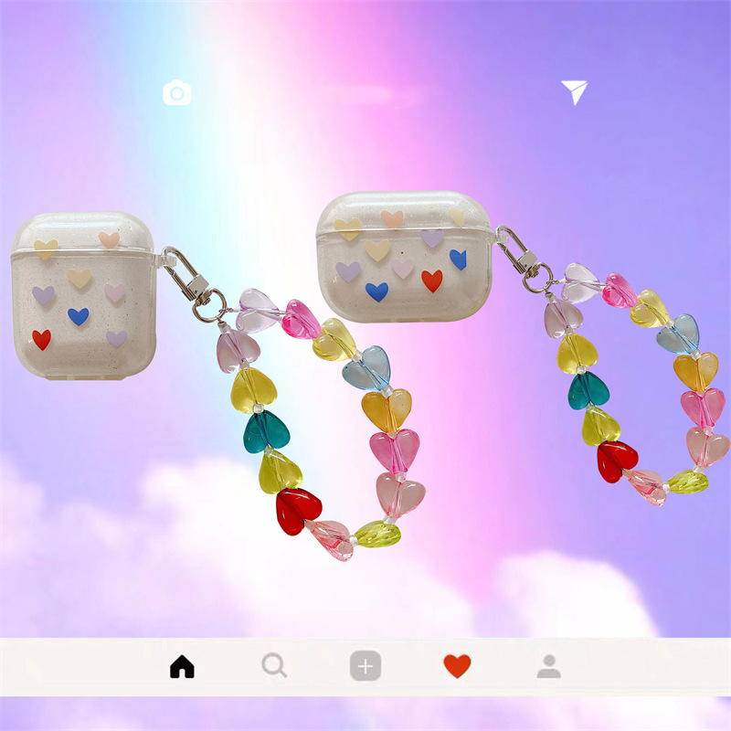 Color Love Chain Earphone Protective Case - Image 4