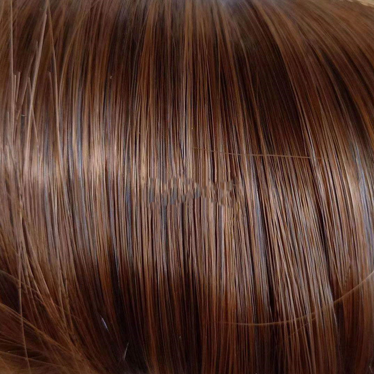 Wig Black Big Wave Ladies Wig Fashion African Curly Hair Customizable Front Lace Wig Light Brown - Shop at LoveMi