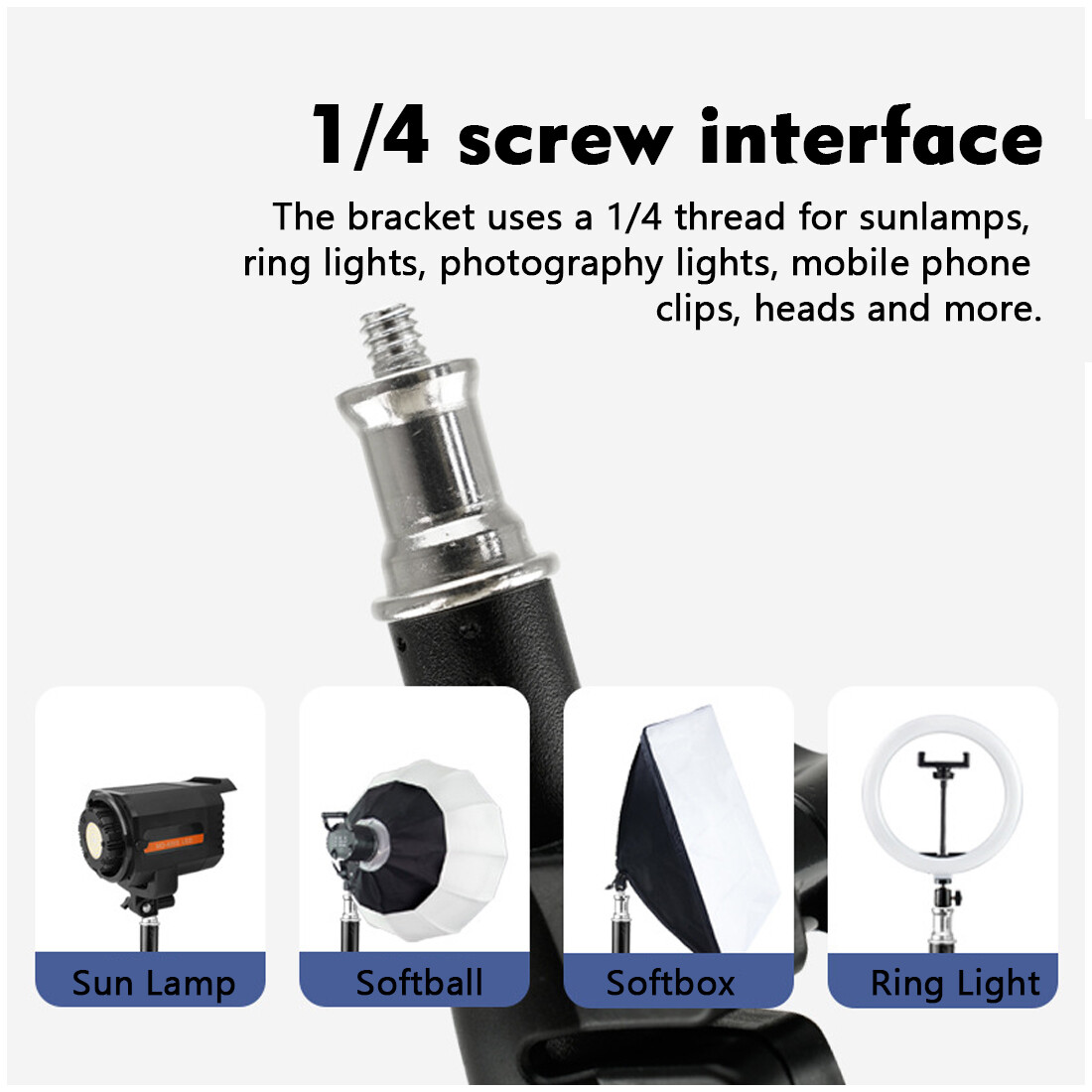 NEW 79 2m Tablet Floor Stand Tripod Stable Phone Holder Mount 4-10.6 Smartphone — image 9
