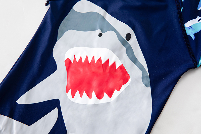 Boys' One Piece Hot Spring Beach Sunshade Sunscreen Quick Dry Swimsuit