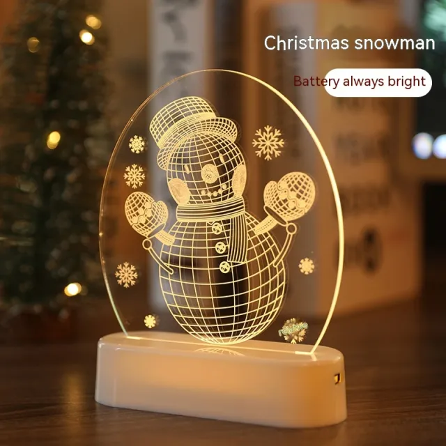 Christmas Decorations Night Light Decoration Snowman - Shop at LoveMi