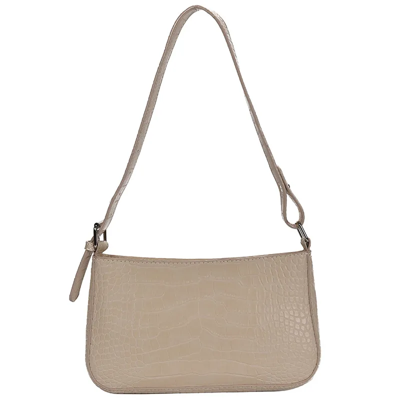 Underarm Bag Baguette Bag Women's Shoulder Messenger Bag - Apricot