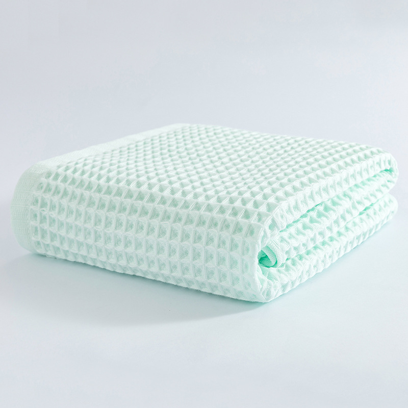 Title 3, Waffle Soft Cotton Bath Towel Is Not Easy To Lint