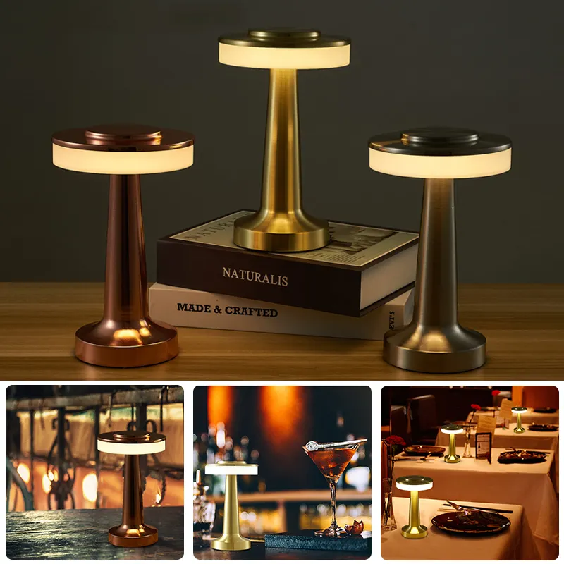 Touch Led Charging Table Lamp Creative Mushroom