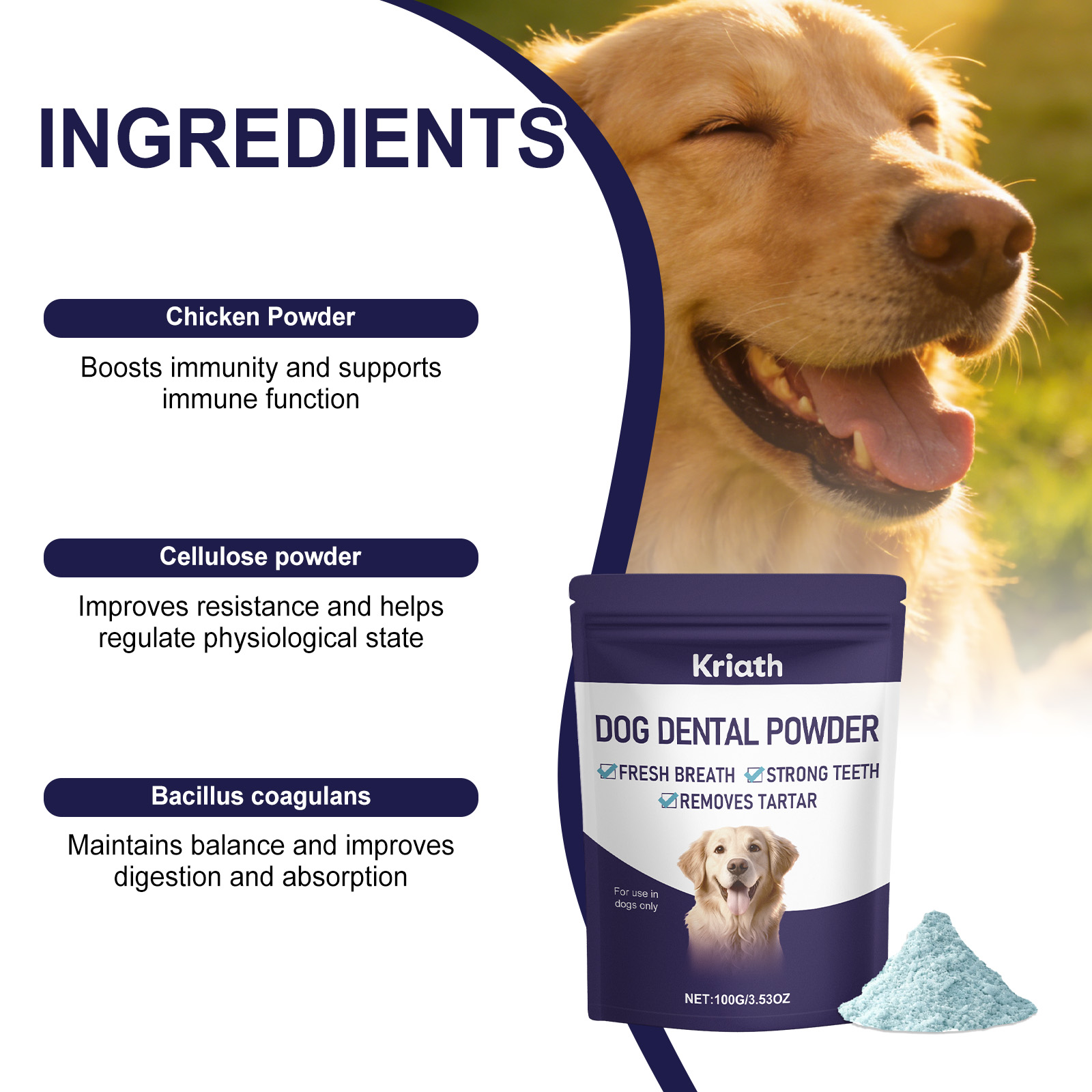 Dog Specific Breath Freshener Powder 10
