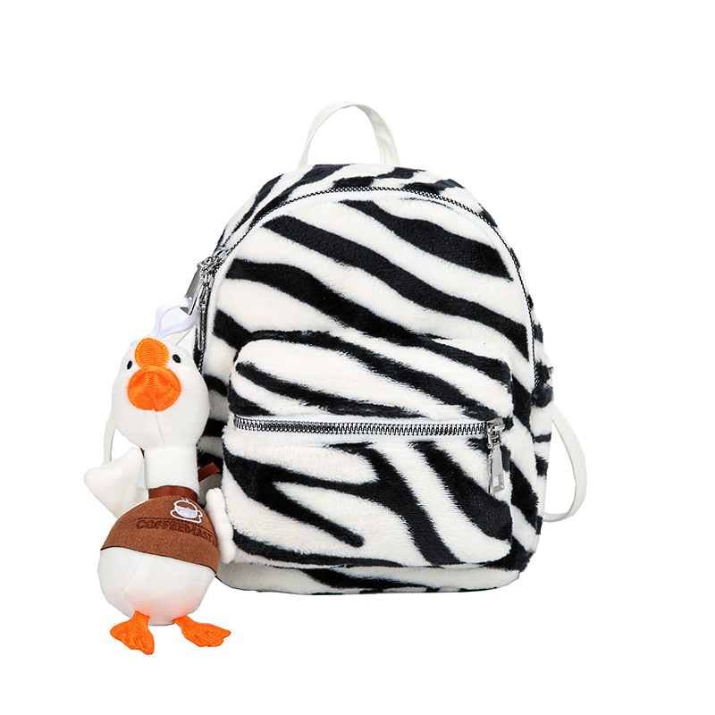 Title 3, Cute Bag Plush Single And Double Backpack Soft ...