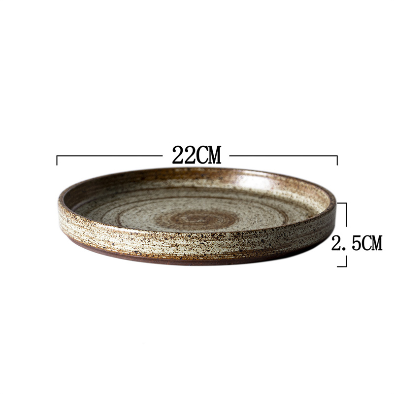 Title 4, Retro Style Fashion Simple Rough Pottery Tableware