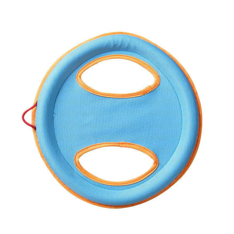 Pull ring frisbee