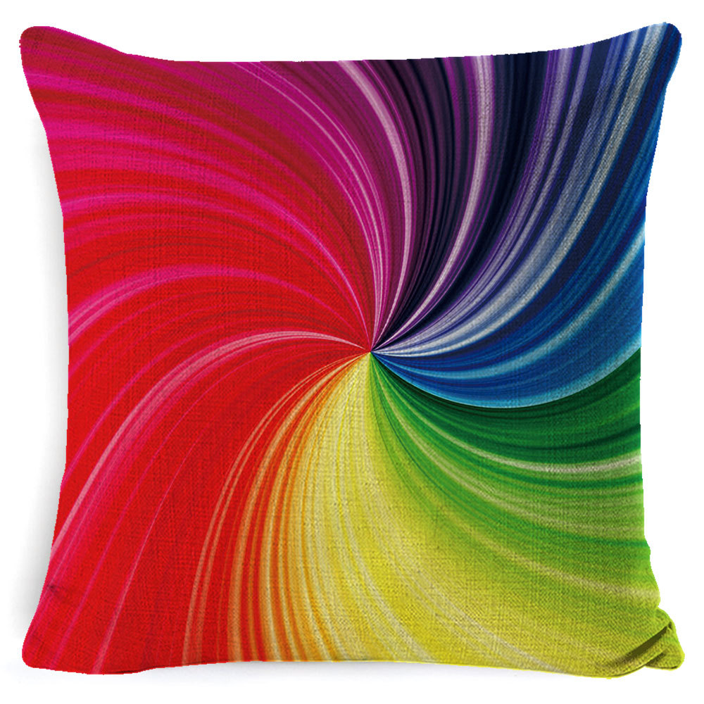 Title 5, Funda de almohada Creative Crayon Sense, colori...