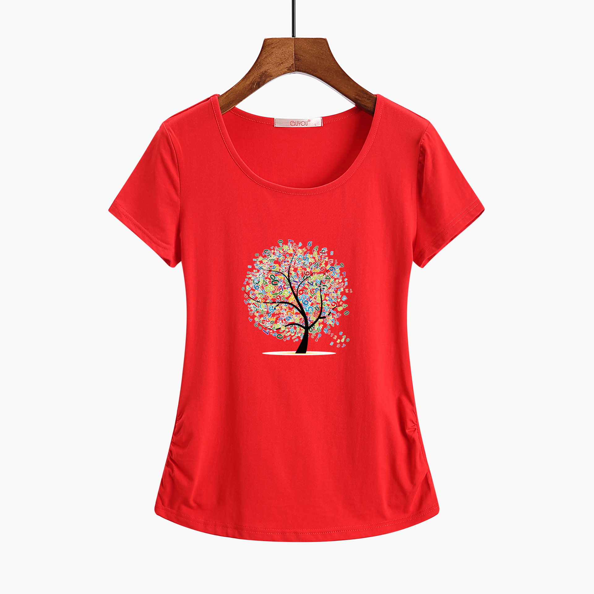 Large Size Loose All-match Short Sleeve Women's T-shirt