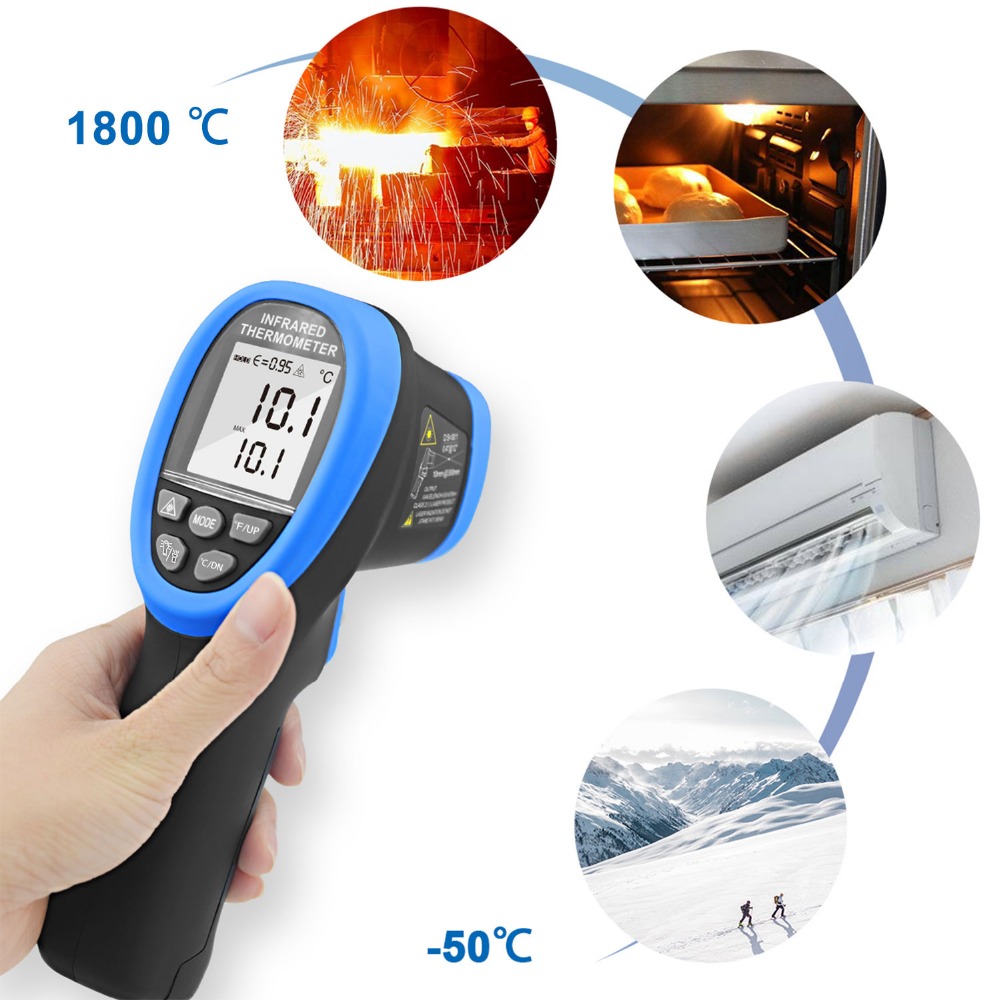 Title 3, Neues, berührungsloses digitales Thermometer mi...