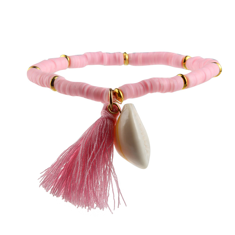 Shell Tassel Bracelet Soft Ceramic Bracelet