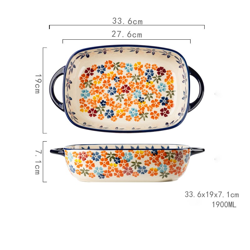 Rectangle bowl L