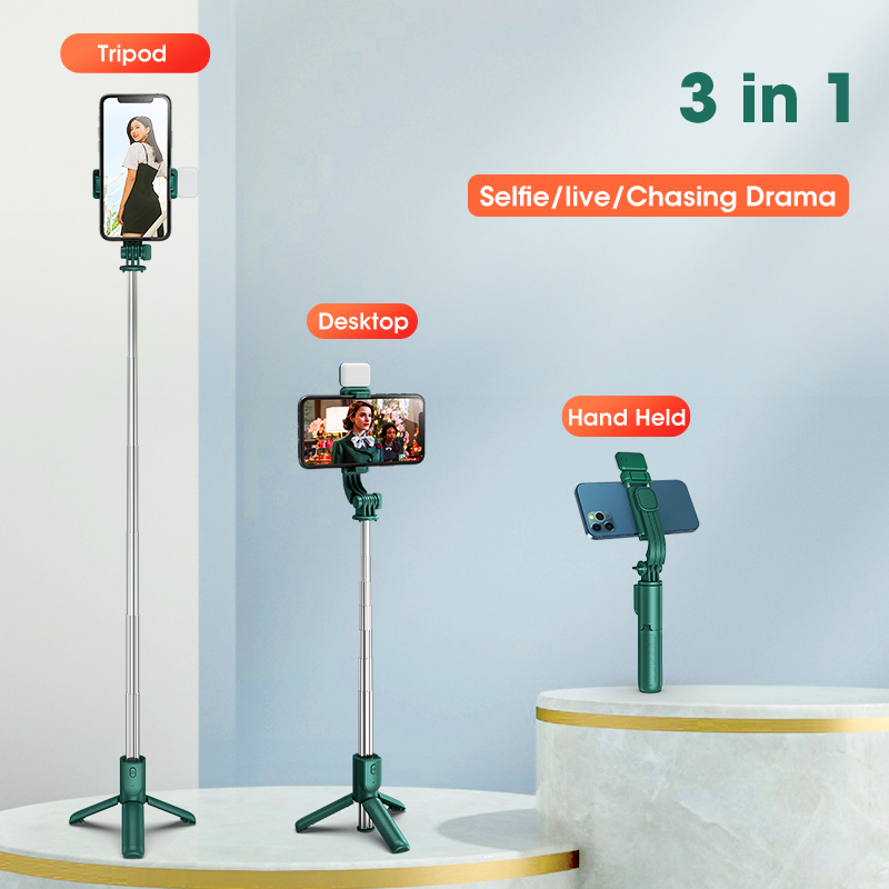 All-in-one Tripod Stand For Mini Mobile Phone Bluetooth Selfie Stick - Image 2