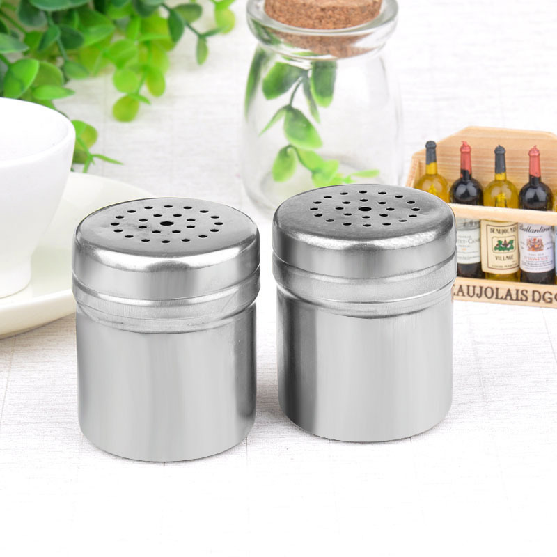 Title 5, Kitchen Stainless Steel Pepper Condiment Jar