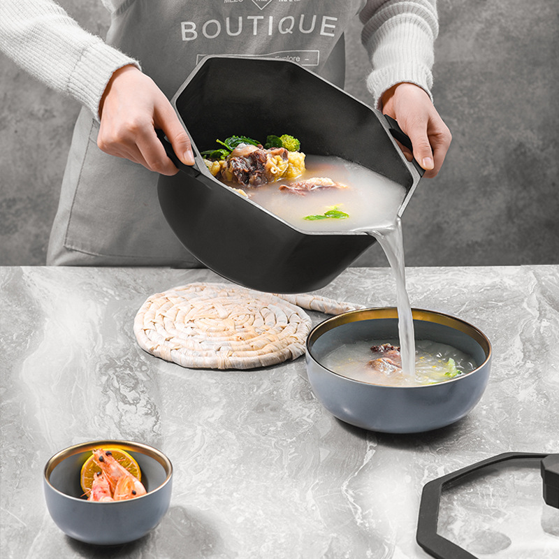 Star Anise Mandarin Duck Hot Pot Soup Pot Non-stick Pan