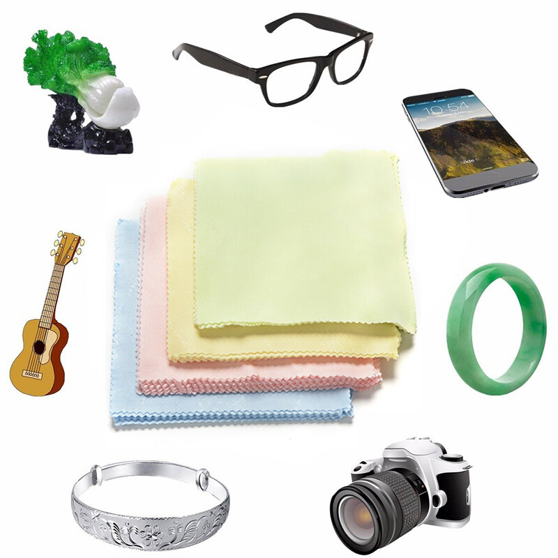 10pcs Cleaning Cloth Glasses Screen Sunglasses Phone Lens Microfibre Spectacles