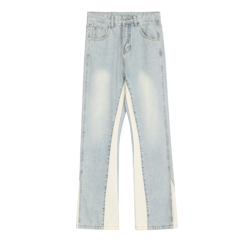 Title 7, Europees en Amerikaans retro flared jeans met r...