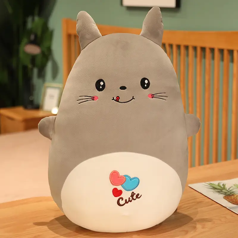 Fat Cute Bear Rabbit Penguin Piggy Dinosaur Plush Pillow Blanket Toys