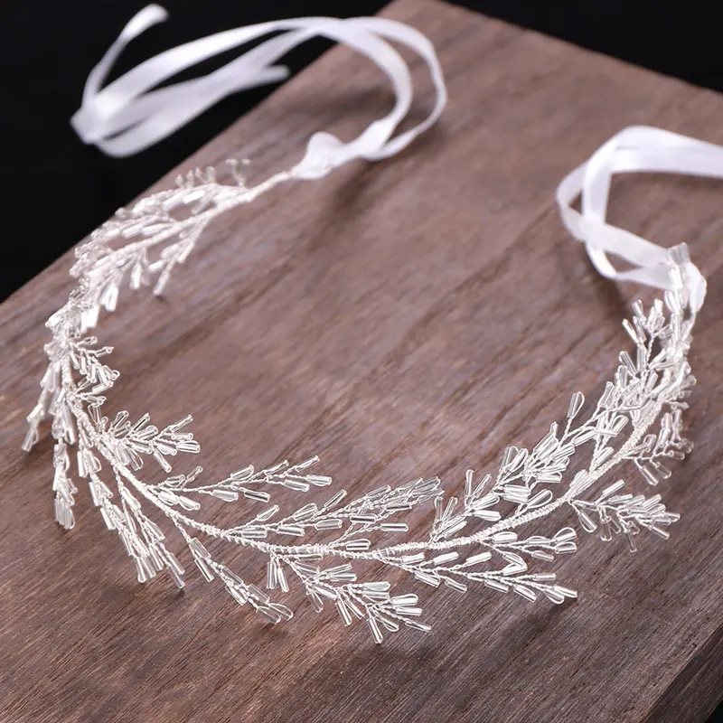 European And American Crystal Hair Band Hand-woven