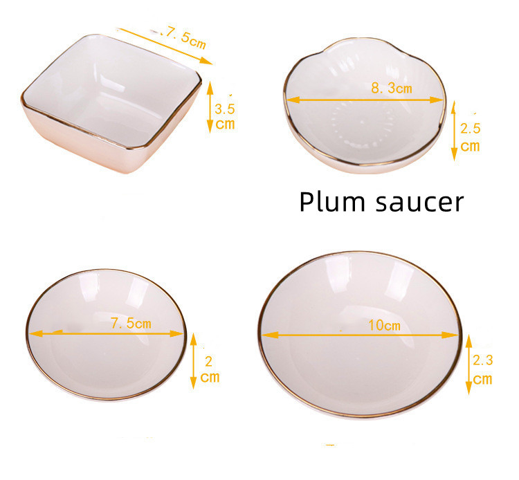 Plum saucer