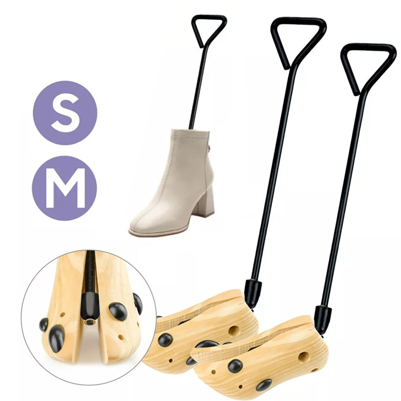 2X Mens Womens Wooden Boot Stretcher Widener Shoe For Cowboy Boots — image 6