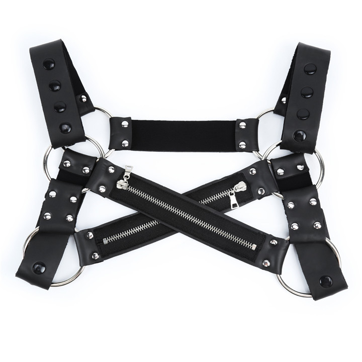 Zippered Clothing Men's Appliance Strap Black - Shop at LoveMi