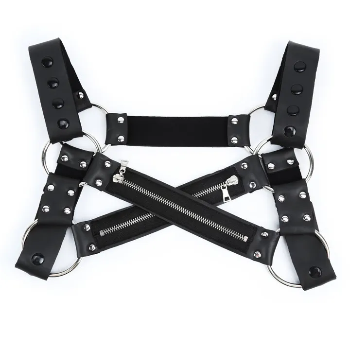 Zippered Clothing Men's Appliance Strap - Black